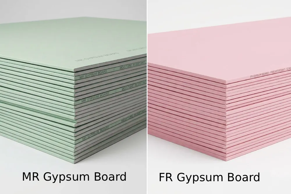 Types of Gypsum Board used in UAE construction projects