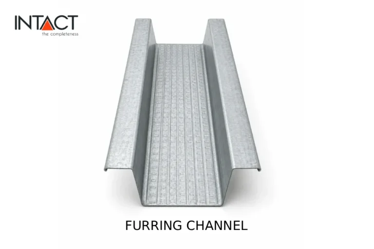 Furring channel sizes for UAE gypsum ceiling systems
